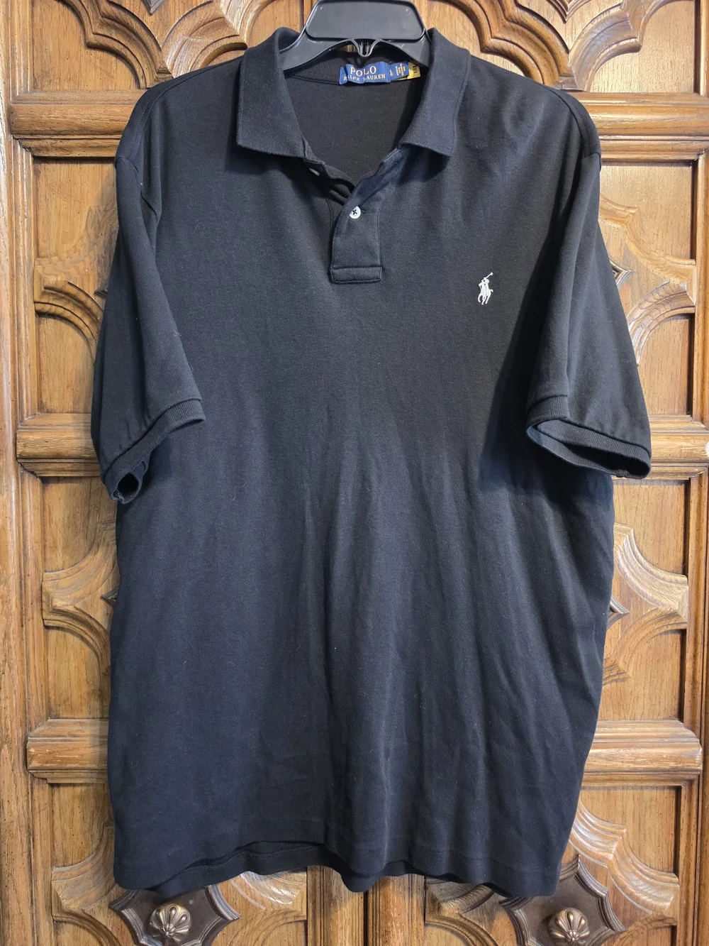 Polo by Ralph Lauren Black Polo with White Pony Emblem